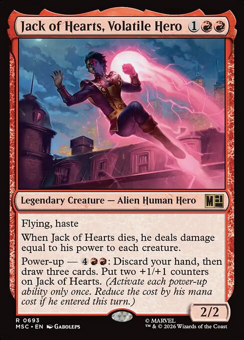 Jack of Hearts, Volatile Hero [FR]