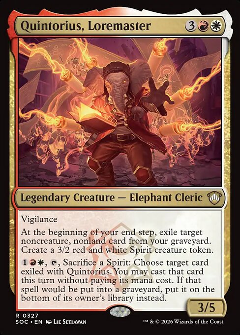 Quintorius, Loremaster [EN]
