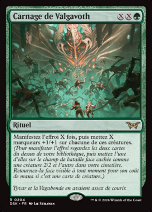 Carnage de Valgavoth [FR] [FOIL]