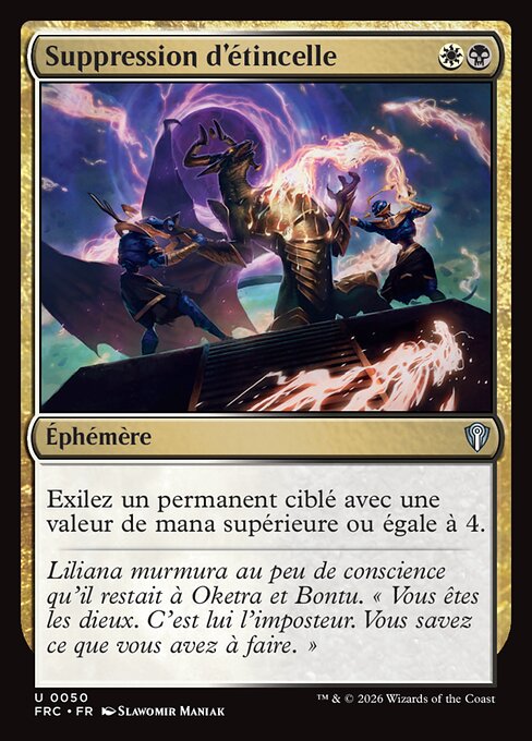 Suppression d'étincelle [FR]