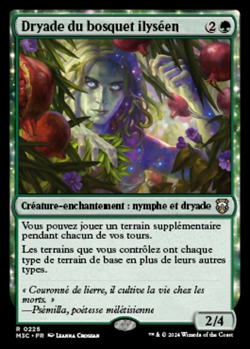 Dryade du bosquet ilyséen [FR]