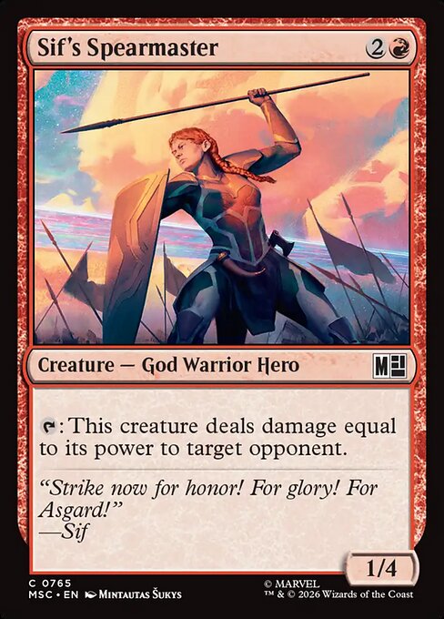 Sif's Spearmaster [FR]