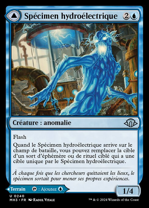 Spécimen hydroélectrique // Laboratoire hydroélectrique [FR]