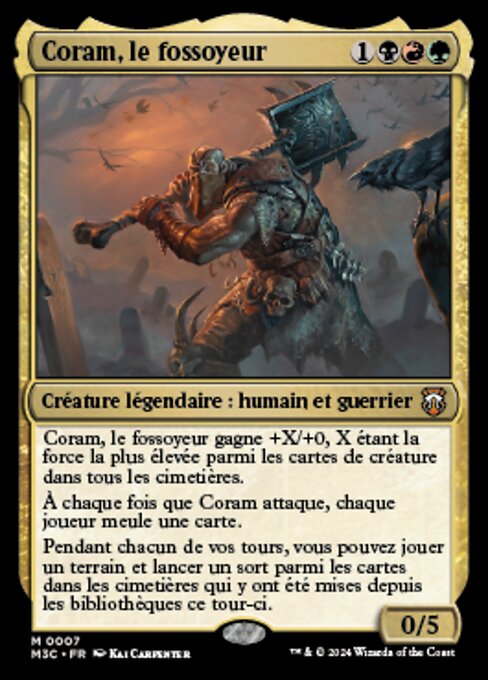 Coram, le fossoyeur [FR] [FOIL]