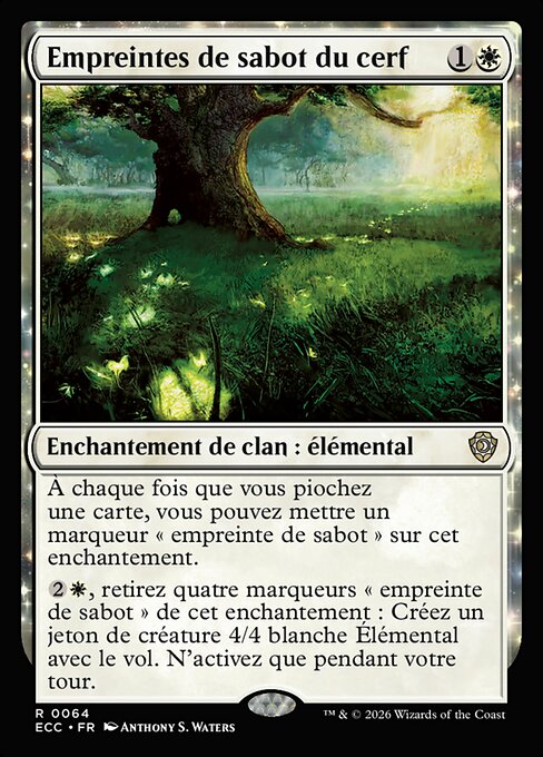Empreintes de sabot du cerf [FR]