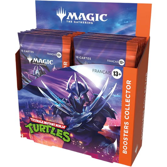 Boîte de 12 Boosters Collector - MTG : Les Tortues Ninja (Version Française)