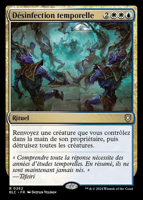 Désinfection temporelle [FR]