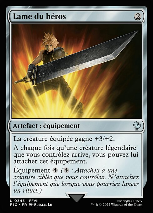 Lame du héros [FR]