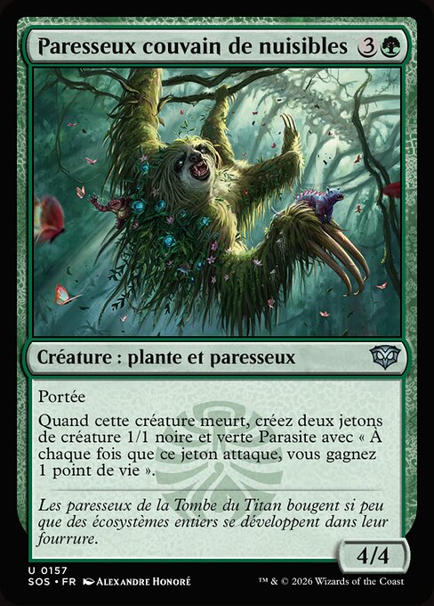 Paresseux couvain de nuisibles [FR]