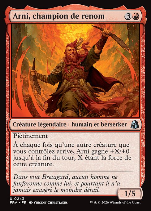Arni, champion de renom [FR] [FOIL]