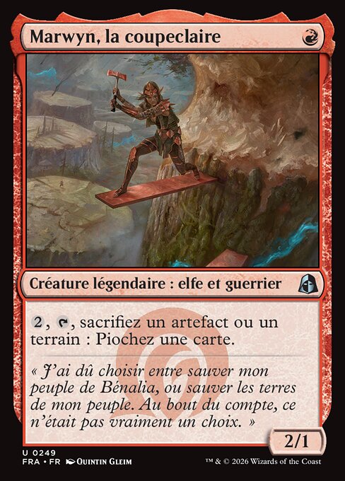 Marwyn, la coupeclaire [FR] [FOIL]