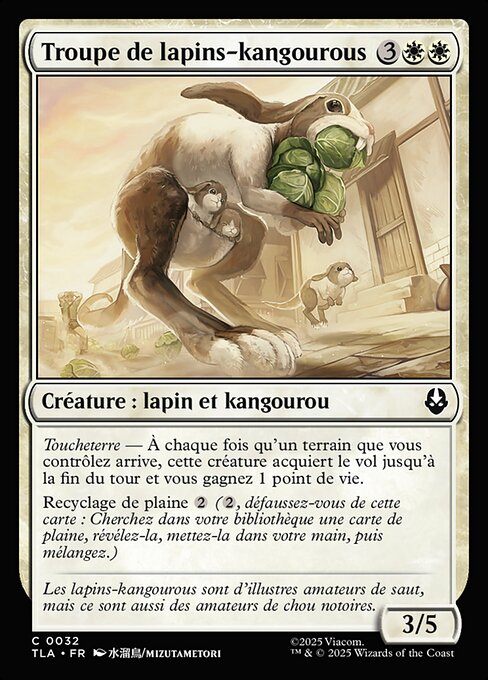 Troupe de lapins-kangourous [FR]