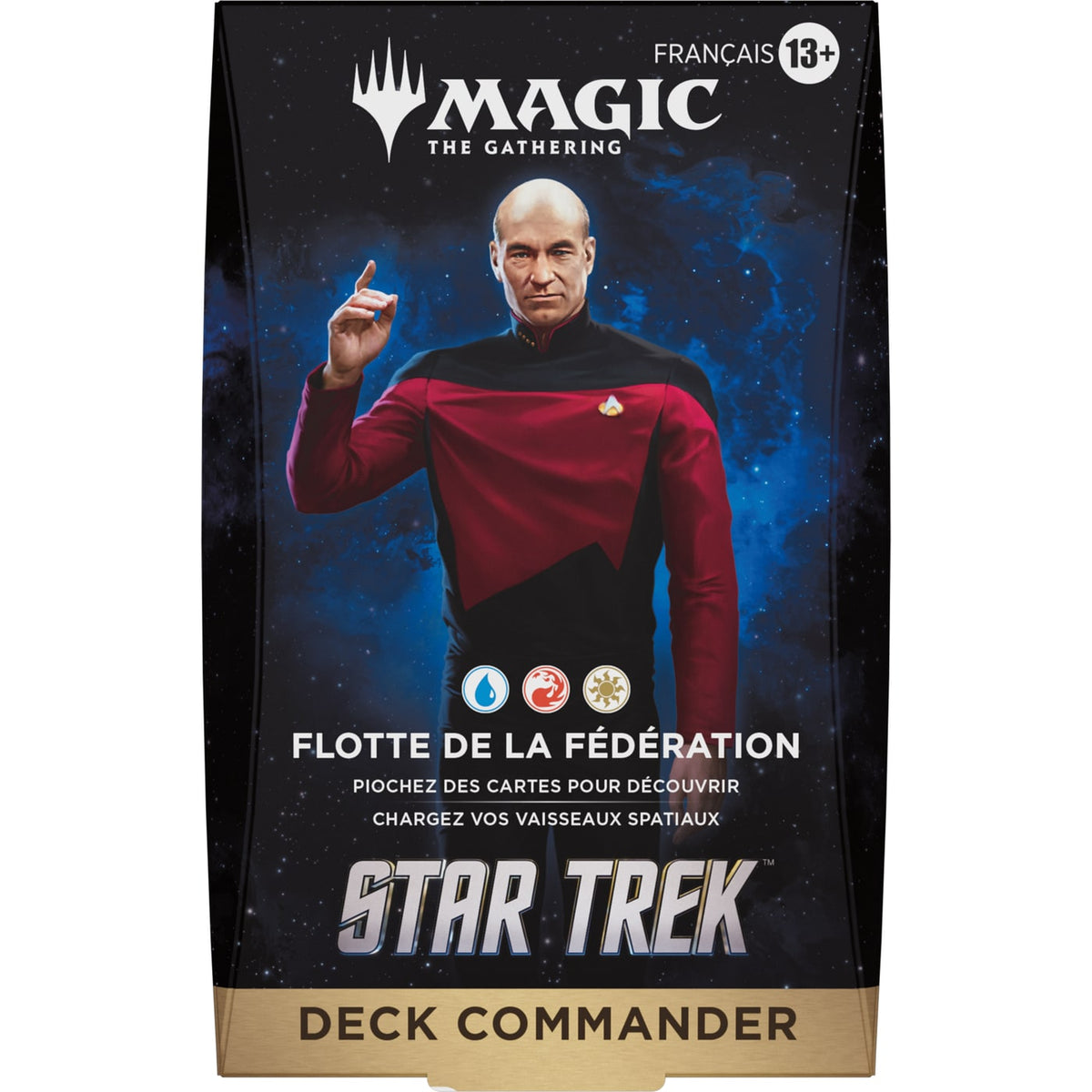 Deck Commander Star Trek Flotte de la Fédération, vue de face