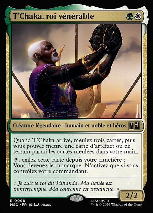 T'Chaka, venerable king [EN]