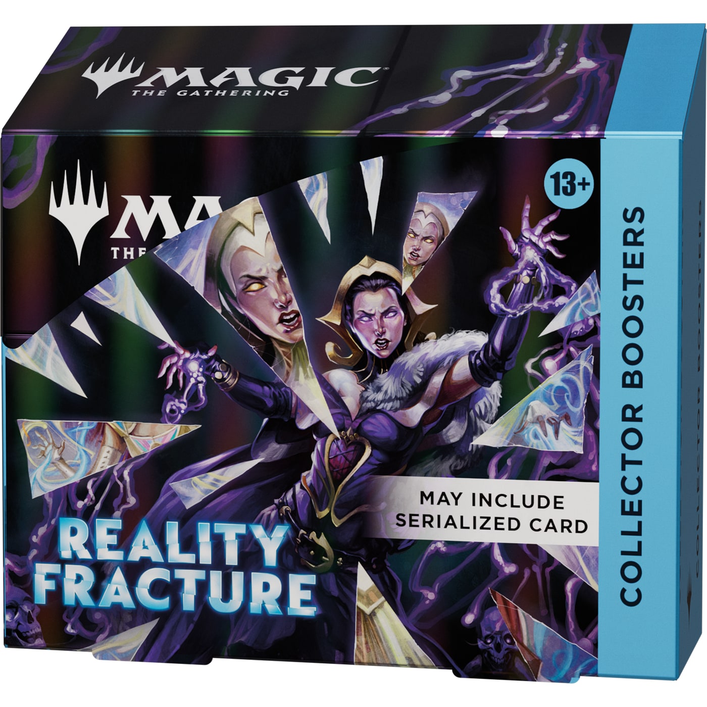 Boîte de 12 boosters collector Reality Fracture, vue de trois quarts