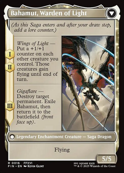 Dion, Bahamut's Dominant // Bahamut, Warden of Light [EN]