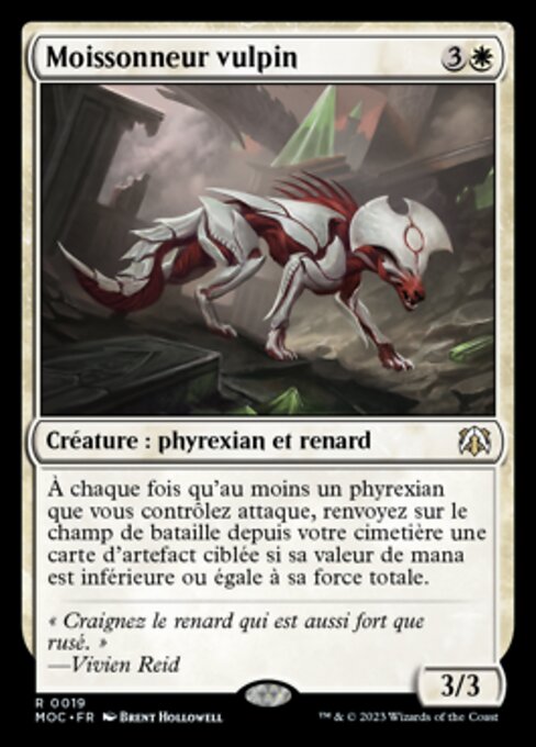 Moissonneur vulpin [FR]