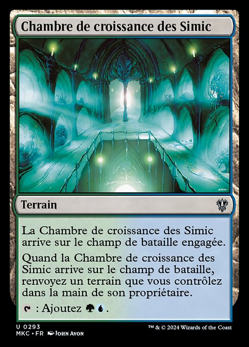 Chambre de croissance des Simic [FR]