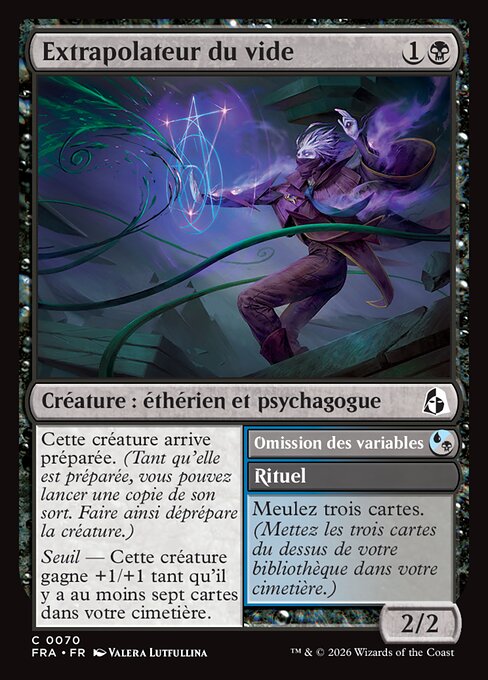 Extrapolateur du vide // Omit Variables [FR] [FOIL]