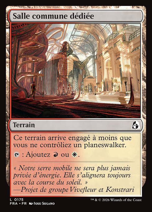 Salle commune dédiée [FR]