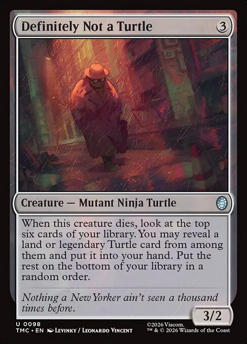Definitely Not a Turtle [EN]