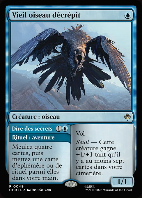 Vieil oiseau décrépit // Speak Secrets [FR]