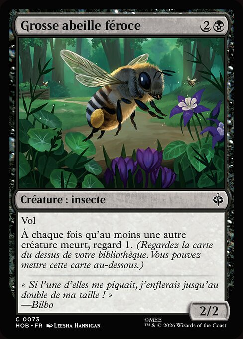 Grosse abeille féroce [FR]