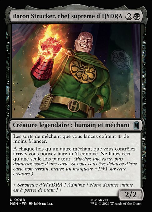 Baron Strucker, chef suprême d'HYDRA [FR]