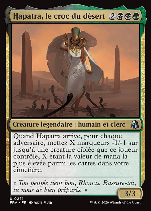 Hapatra, le croc du désert [FR] [FOIL]
