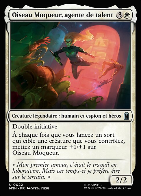 Oiseau Moqueur, agente de talent [FR]