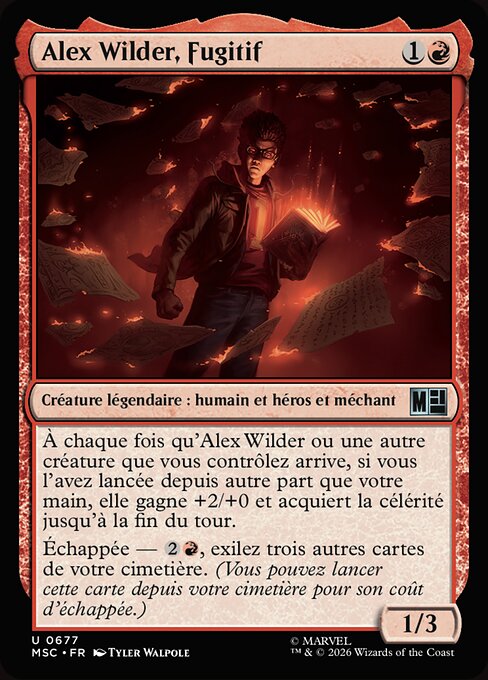 Alex Wilder, Fugitif [FR]