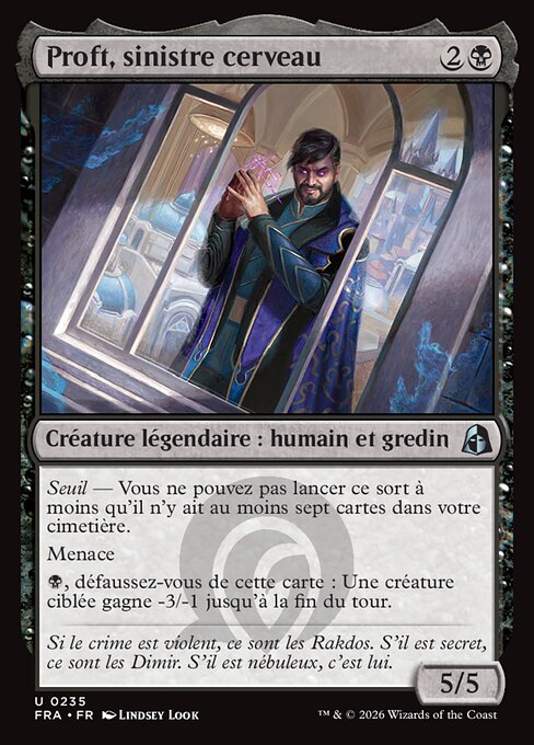 Proft, sinistre cerveau [FR] [FOIL]