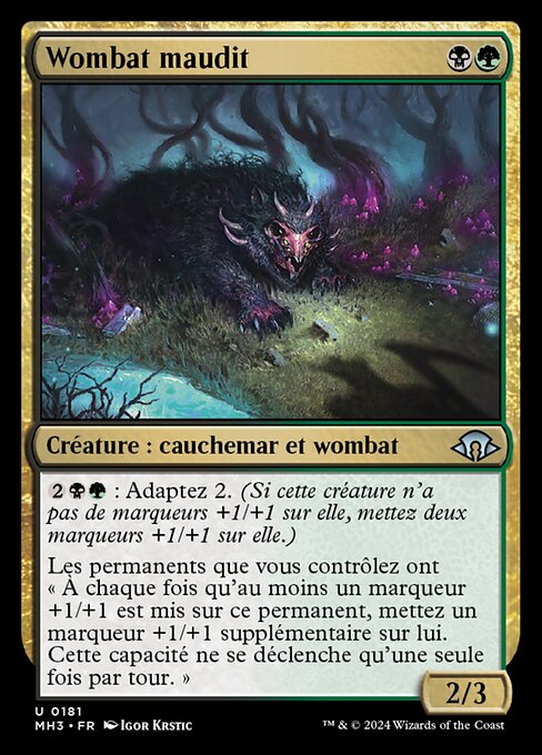 Wombat maudit [FR]