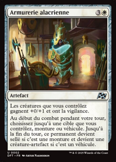 Armurerie alacrienne [FR]