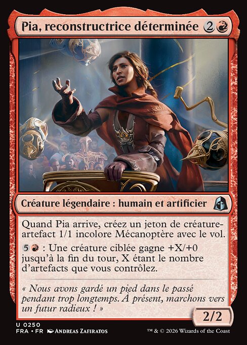 Pia, reconstructrice déterminée [FR] [FOIL]