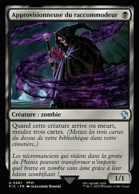Approvisionneuse du raccommodeur [FR]