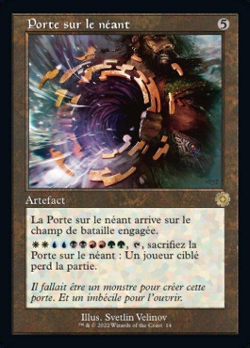 Porte sur le néant [FR]