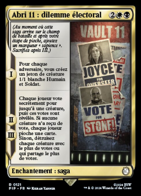 Abri 11 : dilemme électoral [FR]