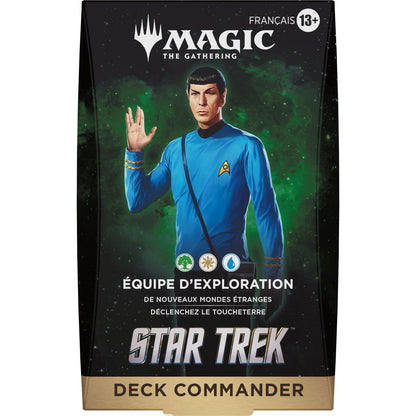 Deck Commander Star Trek Équipe d'exploration, vue de face