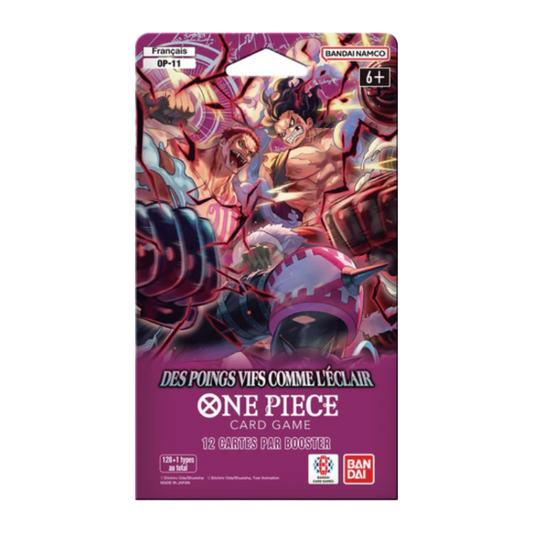 One Piece - Booster OP11 : Des Poings Vifs comme l'Éclair (Version Française)