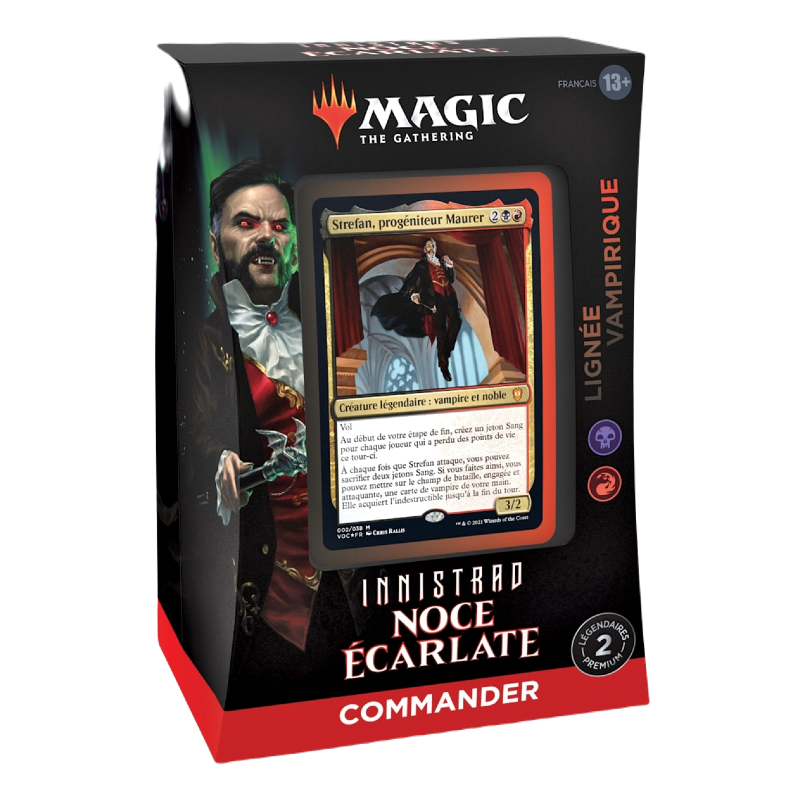 Deck Commander Magic The Gathering : Innistrad : Noce Ecarlate – Lignée Vampirique (Version Française)