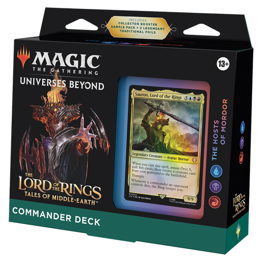 The Lord of the Rings: Tales of Middle-Earth Commander Deck : The Hosts of Mordor (Version Anglaise)