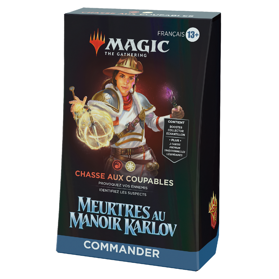 Deck Commander Magic: The Gathering Meurtres au manoir Karlov - Chasse aux coupables (Version Française)