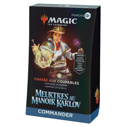 Deck Commander Magic: The Gathering Meurtres au manoir Karlov - Chasse aux coupables (Version Française)