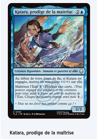 Pack d'Avant-Première MTG : Avatar, le dernier maître de l'air : Katara (Version Française)
