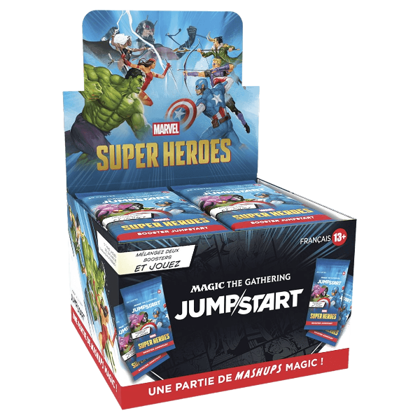 MTG - Boite de 24 Boosters de Jumpstart : Marvel Super Heroes (Version française) - PRECOMMANDE 26/06/2026