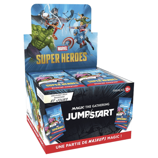 MTG - Boite de 24 Boosters de Jumpstart : Marvel Super Heroes (Version française) - PRECOMMANDE 26/06/2026