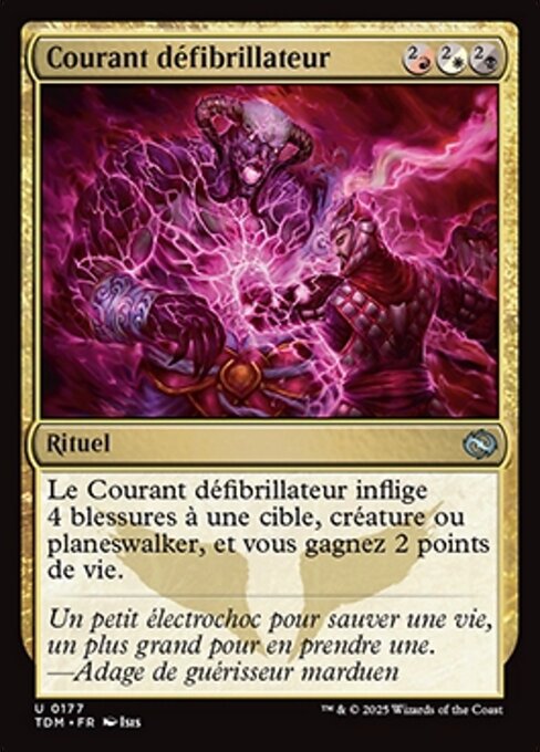 Courant défibrillateur [FR] [FOIL]
