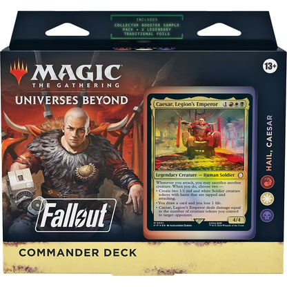 Deck Commander Fallout Hail, Caesar, vue de côté