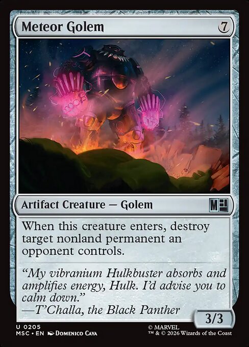 Golem météoritique [FR]